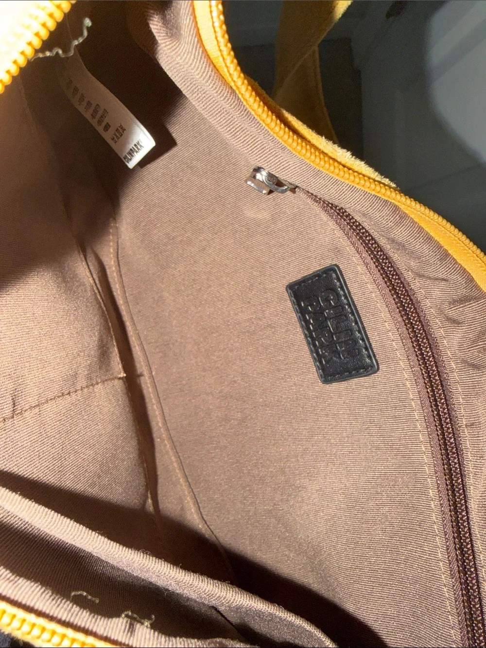 Mustard Yellow Novelty Dog Face Shoulder Bag